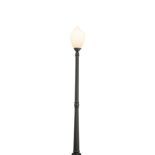 Lighting Inspirations Newry Large Standard Outdoor Garden Post Light Matte Black