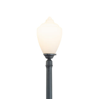Lighting Inspirations Newry Large Standard Outdoor Garden Post Light Matte Black