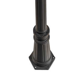 Lighting Inspirations Newry Large Standard Outdoor Garden Post Light Matte Black