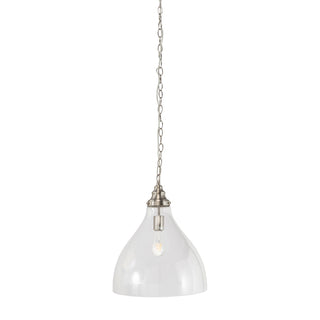 Lighting Inspirations Keys Chain Pendant Large Brushed Nickel Clear