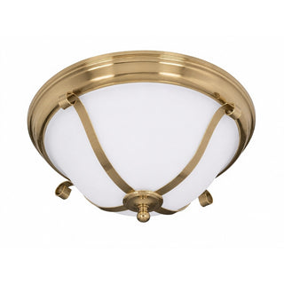 Lighting Insprirations Dallas 3 Light Oyster Satin Brass