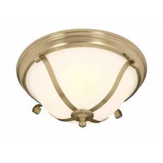 Lighting Insprirations Dallas 3 Light Oyster Satin Brass