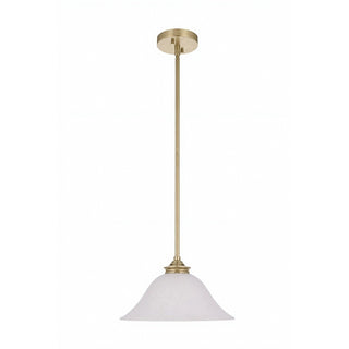 Lighting Insprirations Dallas Single 1 Light Pendant Satin Brass