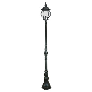 Lighting Inspirations Flinders Large Domain IP44 Outdoor Garden Post Light Antique Black
