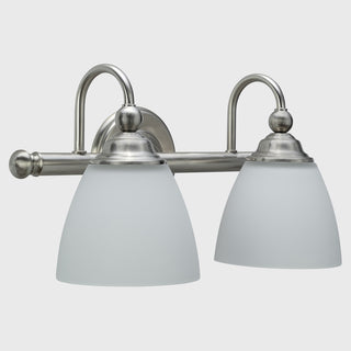 Lighting Insprirations Nova 2 Light Wall Bracket Brushed Nickel