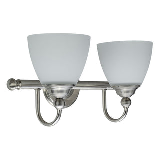 Lighting Insprirations Nova 2 Light Wall Bracket Brushed Nickel