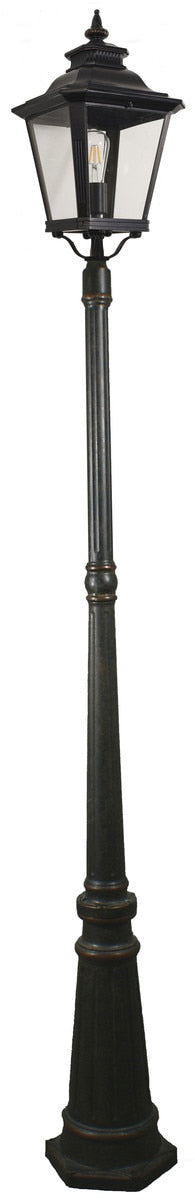 Lighting Insprirations Kingdom Ip44 Standard Outdoor Garden Post Light Antique Bronze