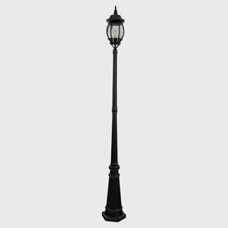 Lighting Insprirations Flinders Medium Ip44 Post Top On 3 Piece Post Antique Black
