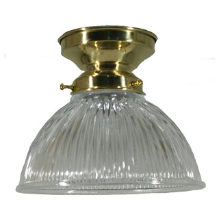 Lighting Inspirations Claredon 6'' Clear Batten Fix Polished Brass