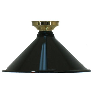 Lighting Inspirations Edwardian 250mm Black Batten Fix Polished Brass
