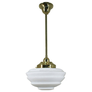Lighting Inspirations Cannes Opal Matte On Rod Set 1/2'' x 1/2m Polished Brass