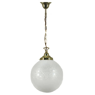 Lighting Inspirations Sheffield 10'' On Single Chain Suspenson Polished Brass