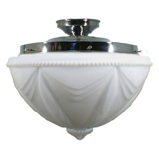 Lighting Inspirations Empire 14'' Opal Matte Batten Fix Chrome
