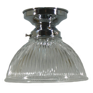 Lighting Inspirations Claredon 6'' Clear Batten Fix Chrome