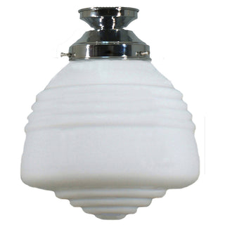 Lighting Inspirations Domec Opal Matte Batten Fix Chrome