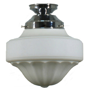 Lighting Inspirations Derby 9'' Opal Matte Batten Fix Chrome