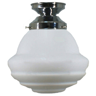Lighting Inspirations Parkville 9'' Opal Matte Batten Fix Chrome