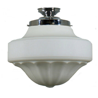 Lighting Inspirations Derby 13'' Opal Matte Batten Fix Chrome