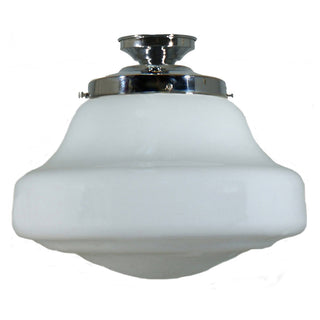 Lighting Inspirations Lincoln Opal Matte Batten Fix Chrome