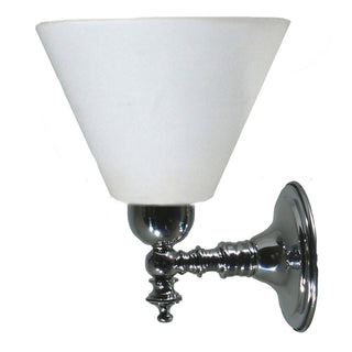 Lighting Inspirations Koscina Wall Light Chrome with Cono Opal Matte