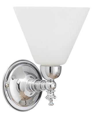 Lighting Inspirations Koscina Wall Light Chrome with Cono Opal Matte