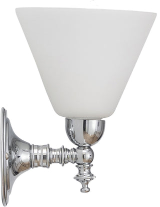 Lighting Inspirations Koscina Wall Light Chrome with Cono Opal Matte