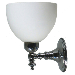 Lighting Inspirations Koscina Wall Light Chrome with Decatron Opal Matte