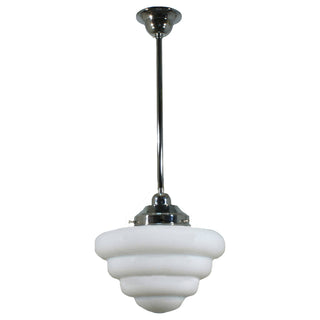 Lighting Inspirations Beehive Opal Matte On Rod Set 1/2'' x 1/2m Chrome