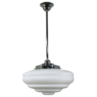 Lighting Inspirations Chateau Opal Matte On Rod Set 1/2'' x 1/2m Chrome