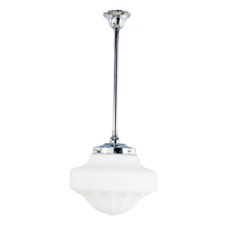 Lighting Inspirations Derby 13'' Opal Matte On Rod Set 3/4'' x 1/2m Chrome
