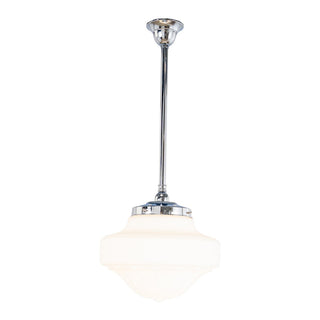Lighting Inspirations Derby 13'' Opal Matte On Rod Set 3/4'' x 1/2m Chrome
