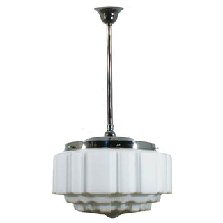 Lighting Inspirations St Kilda 14'' Opal Matte On Rod Set 3/4'' x 1/2m Chrome