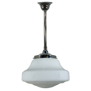 Lighting Inspirations Lincoln Opal Matte On Rod Set 3/4'' x 1/2m Chrome