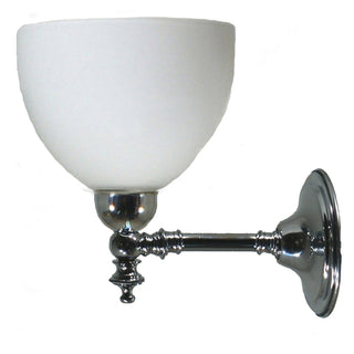 Lighting Inspirations Waubra Wall Light Chrome with Decatron Opal Matte