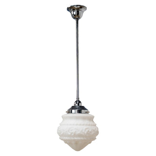 Lighting Inspirations Premier 8'' Opal Matte On Rod Set 1/2'' x 1/2m Chrome