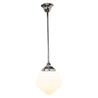 Lighting Inspirations Premier 8'' Opal Matte On Rod Set 1/2'' x 1/2m Chrome