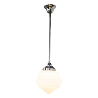 Lighting Inspirations Premier 8'' Opal Matte On Rod Set 1/2'' x 1/2m Chrome