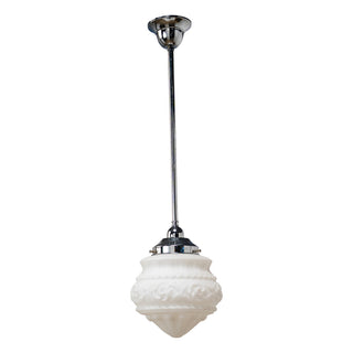 Lighting Inspirations Premier 8'' Opal Matte On Rod Set 1/2'' x 1/2m Chrome