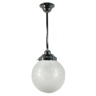 Lighting Inspirations Sheffield 8" On Rod Set 1/2'' x 1/2m Chrome