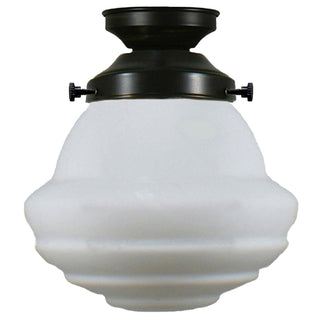 Lighting Inspirations Parkville 9" Opal Matte Batten Fix Patina