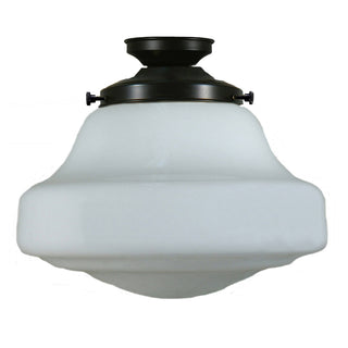 Lighting Inspirations Lincoln Opal Matte Batten Fix Patina