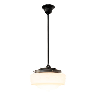 Lighting Inspirations Senator 11'' Opal Matte On Rod Set 1/2'' x 1/2m Patina