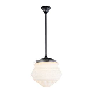 Lighting Inspirations Premier 12'' Opal Matte On Rod Set 3/4'' x 1/2m Patina