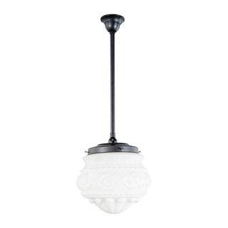 Lighting Inspirations Premier 12'' Opal Matte On Rod Set 3/4'' x 1/2m Patina