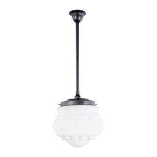 Lighting Inspirations Premier 12'' Opal Matte On Rod Set 3/4'' x 1/2m Patina