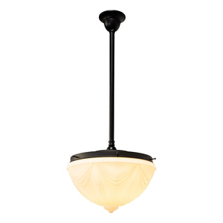 Lighting Inspirations Empire 14" Opal Matte On Rod Set 3/4'' x 1/2m Patina