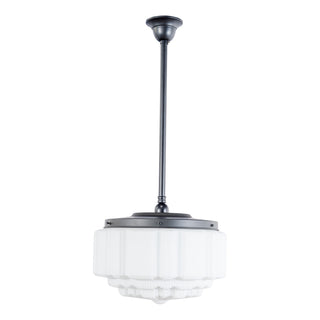 Lighting Inspirations St Kilda 14" Opal Matte On Rod Set 3/4'' x 1/2m Patina