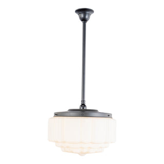 Lighting Inspirations St Kilda 14" Opal Matte On Rod Set 3/4'' x 1/2m Patina