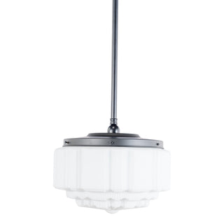 Lighting Inspirations St Kilda 14" Opal Matte On Rod Set 3/4'' x 1/2m Patina