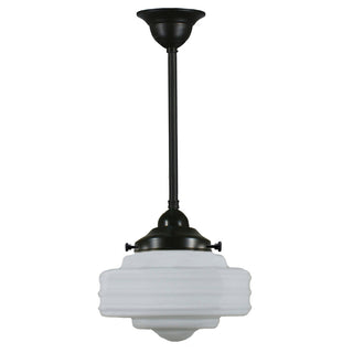 Lighting Inspirations Detroit Small Opal Matte On Rod Set 1/2'' x 1/2m Patina